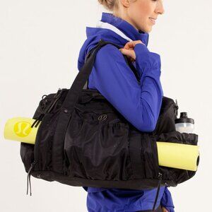 Lululemon Keep On Running Duffel Black Gym Travel Bag